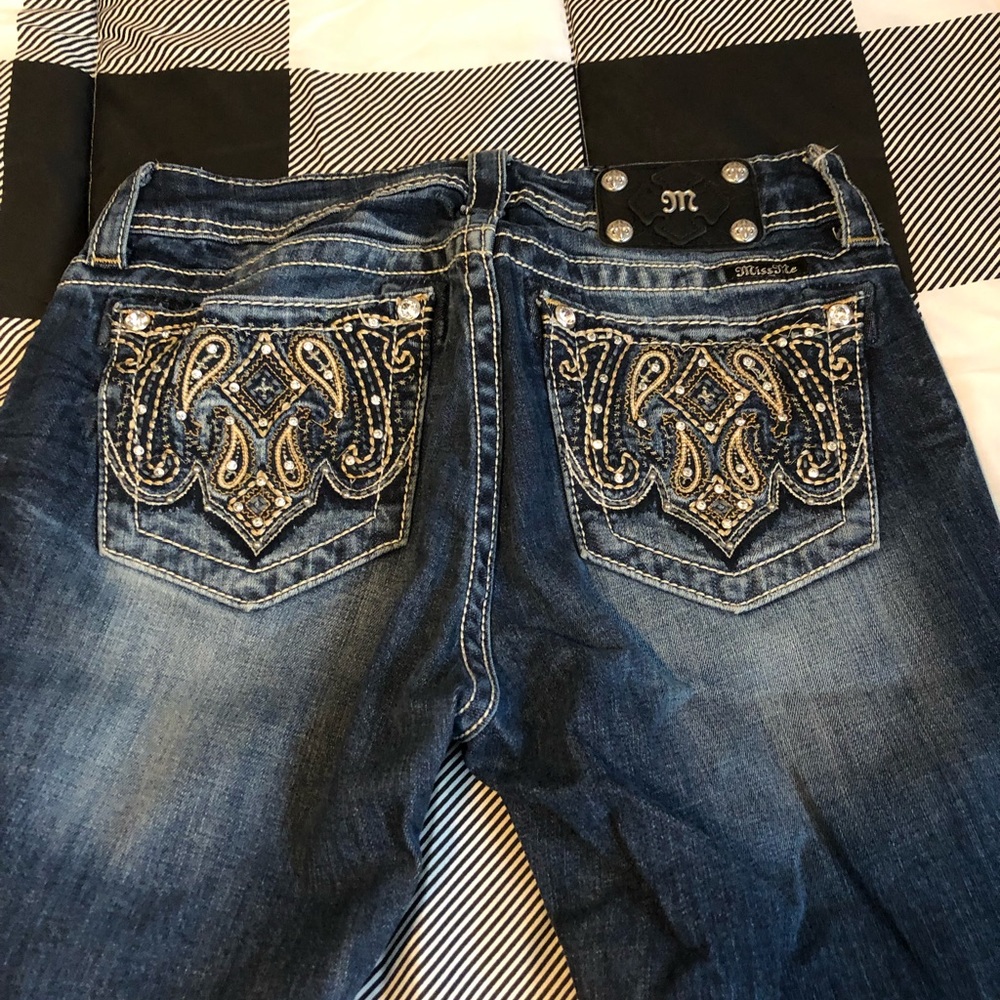 Embellished jeans
